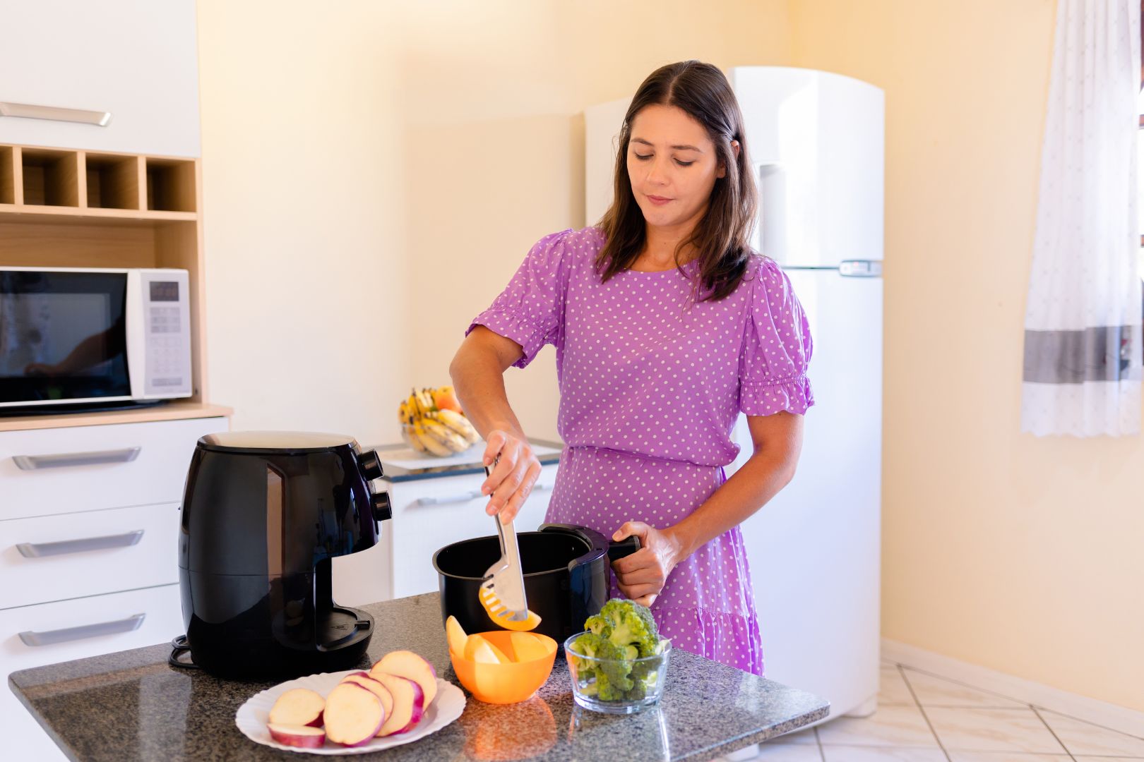 air fryer ou micro ondas